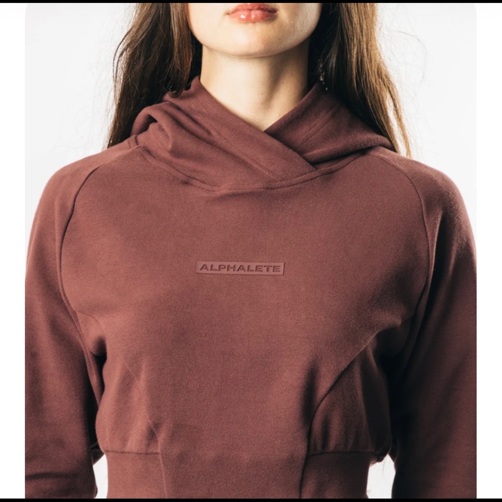 Alphalete identity pro crop hoodie
